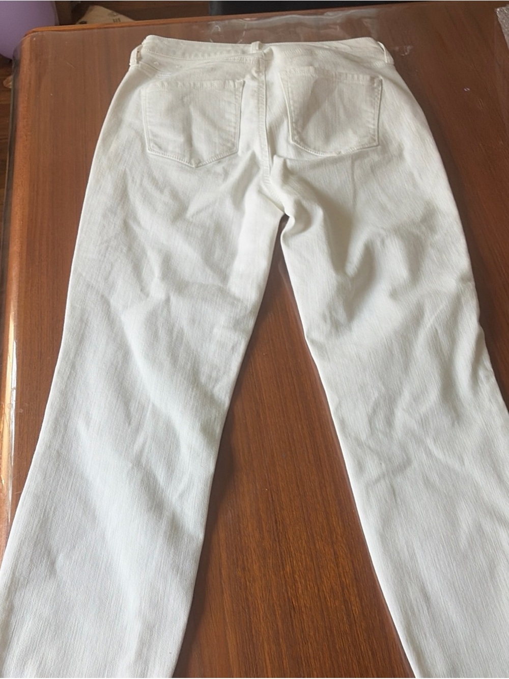 Talbots White Cropped Ankle Jeans